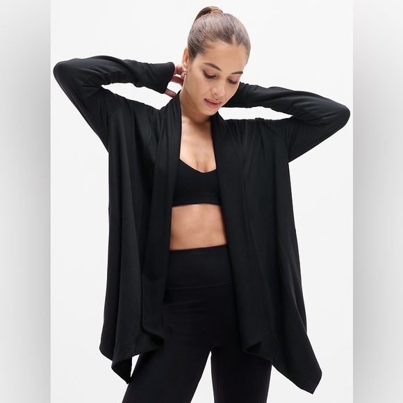 Athleta Sweaters - Athleta Women's Pranayama Restore Wrap Open Front Cardigan